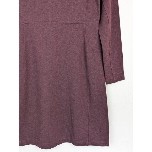 Duluth Trading Co Dress Wearwithall Ponte Knit Long Sleeve Outdoor Purple Size S - Picture 10 of 13